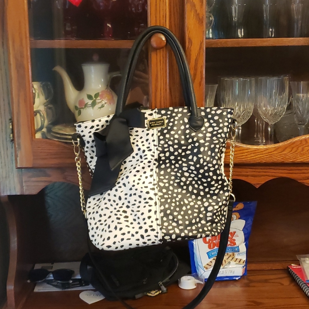 Betsy Johnson handbag with matching wallet
